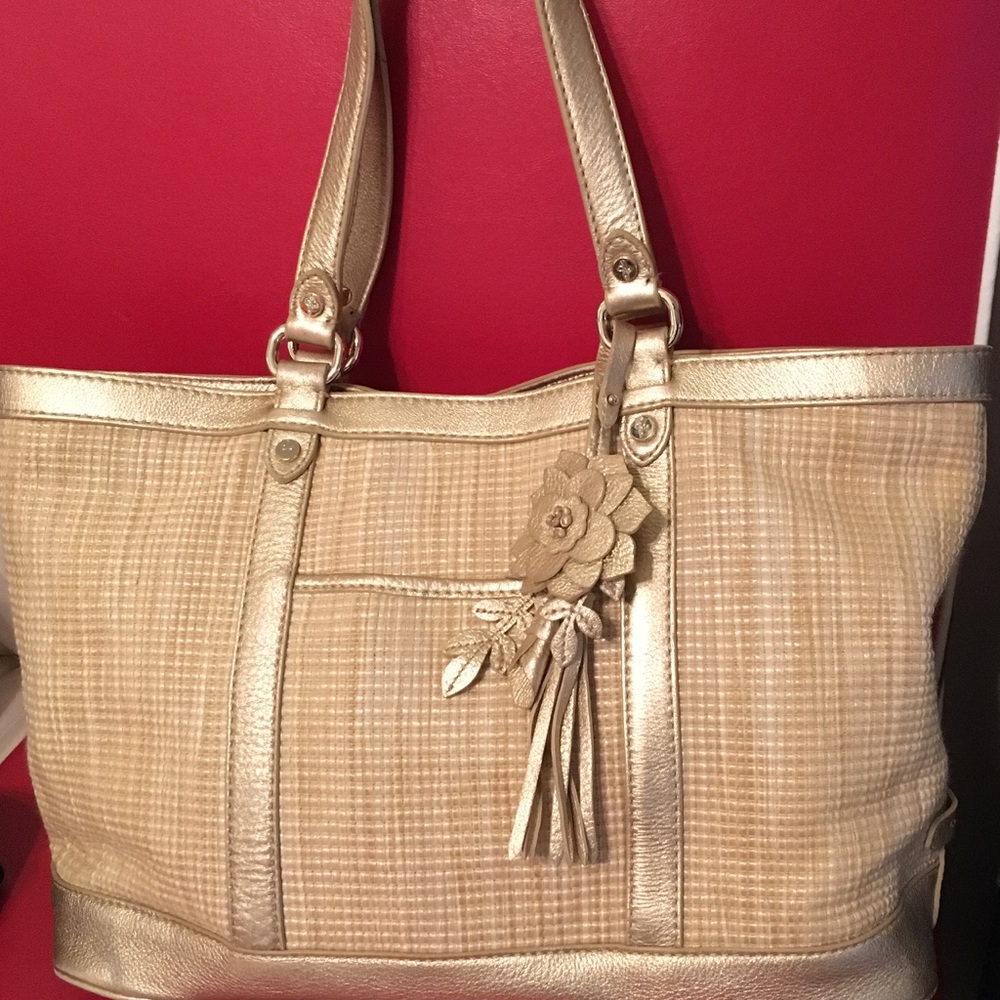 Cole Haan woven tote